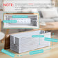 Large Cable Management Box, White Washed Wood Cord Organizer Box for Desk, Floor, Office to Hide Extension Cords Power Stripes Surge Protectors Chargers Wires