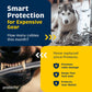 PROTECTO 2-Pack Heavy Duty Cord Protectors from Pets No Chew Solution, 10ft Easy to Use Dog & Cat Cord Protector, Clear & Odorless Critter Cord Covers for Pets, Power Audio Video Wire Protector Tubing