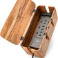 Cable Management Box & Cord Organizer- Cable Organizer for Desk, Home, Office. Hides Wires, Surge Protectors, Power Strips. Eco Friendly Mango Wood Cord Management Solution (Natural Acacia)