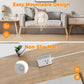 TESSAN Twin Extension Cord 12 FT, Double Ended Flat Plug Surge Protector Power Strip, 3 Non Blocking Outlets 6 Feet Power Splitter Each Side, Dual Split Outlet Extension for Home Office Dorm Room
