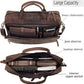 VC VINTAGE COUTURE Leather briefcase bag for men Leather Laptop Bags For Men and Women Travel Messenger Bag