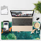Colorful Koi Fish Gaming Mouse Pad 3mm Thick Stitched Edge Waterproof Non-Slip Large Computer Keyboard Mouse Mat,Suitable for Office Entertainment Decorative Desk Pad 35.4 x 15.7 Inches