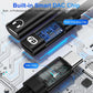 USB-C Headphone and Charger Adapter,2in1 USB C Splitter Dongle Cable with 60W Fast Charging Audio Adapter for iPhone 17 Pro Max 16e 16 Pro 15 Plus Samsung Galaxy A17 A16 A15 A36 A56 A55 S25 FE S24 S22