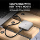 Corsair EX400U 2TB USB4 Portable External Type-C SSD – Up to 4,000MB/s Read, 3,600MB/s Write, USB 3.2 Gen2 2x2, Plug and Play, Thunderbolt 4, MagSafe, Includes 40Gbps Cable, Windows PC, iOS Mac – Gray