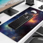 Large Extended Gaming Mouse Pad with Stitched Edges, Non-Slip Waterproof Rubber Base Mouse Pad for Office, Computer, Keyboard, Laptop and Home Desk Pad 35.4 x 15.7 x 0.12 Inch (Starry Sky)