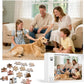 Custom Puzzle, Customize Puzzles from Photos with 120/200/300/500/1000 Pieces, Personalized Wooden Jigsaw Puzzle Gifts for Family, Adults, Christmas, Wedding, Pet