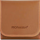 PROfezzion 3-Pocket Foldout Filter Pouch for 82mm Camera Lens Round Filter, Shock Resistant & Anti Scratch Photography Filter Case, Filter Carry Case with Microfiber Cleaning Cloth