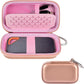 Hard Case Compatible with SanDisk Extreme PRO 500GB 1TB 2TB 4TB Portable External SSD. Carrying Travel Holder for Crucial X8 Solid State Drive (Box Only)-Rose Gold