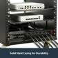 StarTech.com 16 Outlet Horizontal 1U Rack Mount PDU Power Strip for Network Server Racks - Surge Protection - 120V/15A - 6ft Power Cord (RKPW161915)