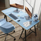 YSAGi Leather Desk Protector, Office Mat, Large Mouse Mat, Non-Slip PU Leather Blotter, Laptop Pad, Waterproof Writing Pad for Office and Home (Baby Blue, 47.2" x 23.6")