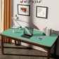 YSAGi Leather Desk Protector, Office Mat, Large Mouse Mat, Non-Slip PU Leather Blotter, Laptop Desk Pad, Waterproof Writing Pad for Office and Home (Green-Blue, 47.2" x 23.6")