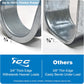 ICC Ceiling Mount J Hook 4” with Retainer Clip - Galvanized Steel Cable Management Hooks for Hanging Cable - Rust-Resistant, EIA and TIA Compliant - 4 Inch 25 Pack