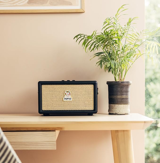 Orange Box - Portable Bluetooth Speaker Delivering Studio Audio Sound, 15M Range, 50W RMS Power, Long Battery Life, iOS & Android Connectivity - Great for Picnics, Festivals, BBQs and Holidays