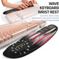 2-in-1 Ergonomic Set, Wave Keyboard Wrist Rest and Massage Slope Mouse Pad Wrist Support, Rebound Memory Foam for Relieve Carpal Tunnel Syndrome and Wrist Pain (Flag)