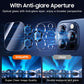 UniqueMe Compatible for 3 Pack iPhone 15 Pro/iPhone 15 Pro Max Camera Lens Protector, [Drop Protection] [Case Friendly] 9H Tempered Glass Camera Cover Screen [2023 New Version]- Blue