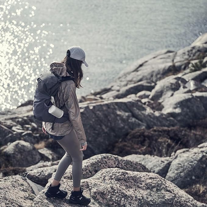 Bang & Olufsen Beosound Explore - Wireless Portable Outdoor Bluetooth Speaker, IP 67 Dustproof and Waterproof, Grey Mist
