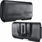 DeBin Case for Galaxy S25 S24 5G S23, S22, S21, S20, S10, S9, A10e, A01, Note 10, Cell Phone Belt Holster Clip Pouch Holder Cover (Fits Samsung with Case on) Black