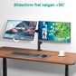 WALI Dual Monitor Stand for 13-27 inch Screens, Dual Monitor Mounts for 2 Monitors, 2 Monitor Desk Mount Holds up to 22 lbs, Height Adjustable Swivel Tilt Rotation, 75x75/100x100mm (M002), Black