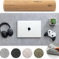 Nordik Large Felt Desk Mat - Marle - 35 x 17 inch - Full Desk Keyboard Mat - Keyboard and Mouse Pad - Large Desktop Felt Pad