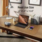 YSAGi Leather Desk Protector, Office Mat, Large Mouse Mat, Non-Slip PU Leather Blotter, Laptop Pad, Waterproof Writing Pad for Office and Home (Bronze, 31.5" x 15.8")
