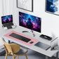 ALOANES Waterproof Mouse Pad with Durable Stitched Edge, Large Gaming Keyboard Pad, Non-Slip Rubber Base Mouse Mat, Extended Desk pad for Gamer, Office & Home, Dark Rose Mousepad 27.6''x11.8''x0.12''