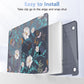 Case for MacBook Pro 13 inch with/Without Touch Bar (2016-2022, M2 A2338 M1 A2289 A2251 A2159 A1989 A1706 A1708), Hard Shell + Keyboard Cover + Dust Plug, Rustic Flowers