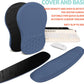 2-in-1 Ergonomic Set, Wave Rise Keyboard Wrist Rest and Massage Bulge Slope Mouse Pad Wrist Support, Cushion Memory Foam Integrated to Relieve Wrist Pain, Dark Blue