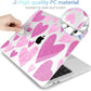 MEEgoodo Case for MacBook Pro 13 inch Case 2022 2021 2020 New A2338 M2/M1 A2251 A2289, Laptop Hard Shell with Keyboard & Camera Cover Compatible with 13 inch MacBook Pro, Glitter Hearts