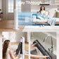 Dreo Tower Fan for Bedroom, 25ft/s Velocity Quiet Floor Fan, 90° Oscillating Fans for Indoors with 4 Speeds, 4 Modes, 8H Timer, Standing Fans, Bladeless Fan, White, Nomad One (DR-HTF007)