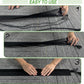 Floor Cable Covers - 20ft Oxford Fabric Cord Protector with Adhesive Hook & Loop,Waterproof Wire Storage Sleeve for Any Floor Surface,Durable Cable Management to Prevent Tripping Hazards (Black, 20ft)