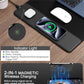 TopMade Mouse Pad with 15W Fast Wireless Charging, 35.43"x15.75" XXXL Large Gaming Mousepad, Waterproof Desk Pad, Classic Black Computer Desk Mat(Includes 20W PD Power Adapter & 6.56ft Woven Cable)