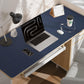 Large Desk Mat 55"x24" - Premium Non-Slip Desk Pad, Waterproof and Scratch-Resistant Office Desk Protector, Large Desk pad Workspace Mat for Home and Office(Midnight Blue)