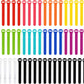 Self-Gripping Cable Ties by Wrap-It Storage, Multi-Color, 5 Inch Straps (50-pack) – Reusable Hook and Loop Cord Organizer Cable Ties for Cord Management and Desk or Office Organization