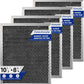 97007696 Charcoal Filter Replacement for Range Hood 41F Grease Filter 6105c 8-3/4" x 10-1/2" Aluminum Mesh Charcoal Carbon Filter Compatible with Most Brand Stove Vents -4 PACKS by Fetechmate