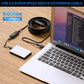 USB 3.0 Active Extension Cable 40 Feet, Long USB Type-A Male to Female Extender Cord, Built-in 2 Signal Booster Smart Chips, 5Gbps Transfer, for Printer, Xbox, Webcam, VR, Hard Drive, USB Hub and More