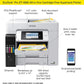 Epson EcoTank Pro ET-5880 Wireless Color All-in-One Supertank Printer with Scanner, Copier, Fax, Ethernet and PCL/Postscript, White