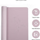 YSAGi Leather Desk Pad Protector, Office Desk Mat, Large Mouse Pad, Non-Slip PU Leather Desk Blotter, Laptop Desk Pad, Waterproof Desk Writing Pad for Office and Home (Grayish Lavender, 23.6" x 13.8")