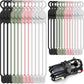 Nearockle Silicone Cable Ties Cord Organizer for Cable Management, 24PCS 4.2" and 7.1" Reusable Cable Organizer Electronic Accessories for Home, Office, Kitchen, School, Travel (4 Colors)