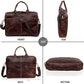 VC VINTAGE COUTURE Leather briefcase bag for men Leather Laptop Bags For Men and Women Travel Messenger Bag