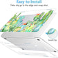 Mektron for MacBook Pro 13 inch Case 2022 2020 Release A2338 M2 M1 A2289 A2251, Printing Plastic Hard Shell Cover with Keyboard Skin for New MacBook Pro 13.3-inch Touch Bar,Watercolor Cactus