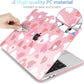 MEEgoodo Case for MacBook Pro 13 inch Case 2022 2021 2020 New A2338 M2/M1 A2251 A2289, Laptop Hard Shell with Keyboard & Camera Cover Compatible with 13 inch MacBook Pro, Pink Hearts & Dots