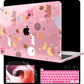 MEEgoodo Case for MacBook Pro 13 inch Case 2022 2021 2020 New A2338 M2/M1 A2251 A2289, Laptop Hard Shell with Keyboard & Camera Cover Compatible with 13 inch MacBook Pro, Space & Animals