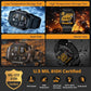 Military Smart Watch for Men, 2.02" Outdoor Sport Smartwatch with Flashlight, Heart Rate Blood Oxygen Blood Pressure Sleep, 100+ Sport Modes Fitness Tracker Compatible Android and iOS Black