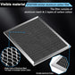 97007696 Charcoal Filter Replacement for Range Hood 41F Grease Filter 6105c 8-3/4" x 10-1/2" Aluminum Mesh Charcoal Carbon Filter Compatible with Most Brand Stove Vents -3 PACKS by Fetechmate