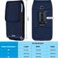 Phone Holster for Belt with Metal Clip and Magnetic Closure Compatible with Galaxy S25/S24/S23/S22/S21/S20 Ultra A16 A26 A35 A36 A55 A56 for Everyday Protection, XL-Blue