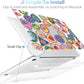 MEEgoodo Case for MacBook Pro 13 inch Case 2022 2021 2020 New A2338 M2/M1 A2251 A2289, Laptop Hard Shell with Keyboard & Camera Cover Compatible with 13 inch MacBook Pro, Fruit & Sticker