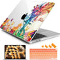 Batianda Premium Case for New MacBook Air 15 inch 2025 M4 2024 2023 with M3 M2 Chip Model A3114 A2941, Designed Protective Plastic Hardshell & Keyboard Cover & Screen Protector, Colorful Deer