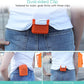 Portable Mini Waist Fan Clip on Belt, 6000mAh Rechargeable Battery Powered Wearable Body Fan With Max 23H Working Time, 3 Speeds, 5100RPM Strong Airflow for Jobsite Farm Fishing Gardening Camping
