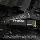 TEAMGROUP T-Force G70 PRO Graphene Heatsink 2TB DRAM SLC Cache 3D TLC NAND NVMe InnoGrit PCIe Gen4x4 M.2 2280 Gaming Internal SSD Works with PS5 Read/Write 7400/6800 MB/s TM8FFH002T0C129