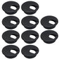 10 Pcs Desk Grommet 1-3/8" / 35 mm, Desk Cord Hole Cover, Cable Grommet ABS Plastic, Desk Hole Grommet for Home & Office Pc, Detachable Cable Cord Organizer-Black